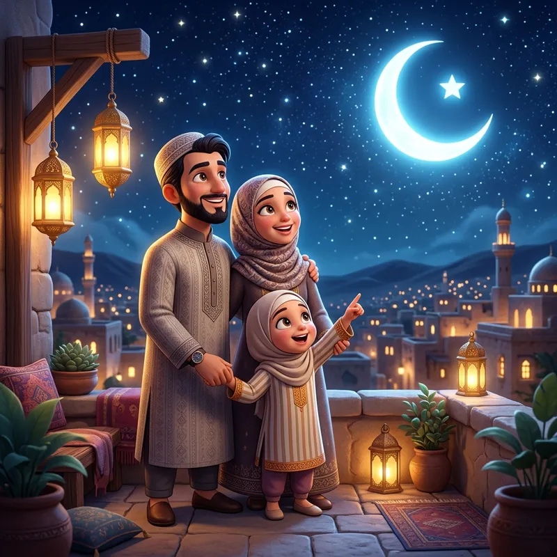 دعاء رؤية الهلال