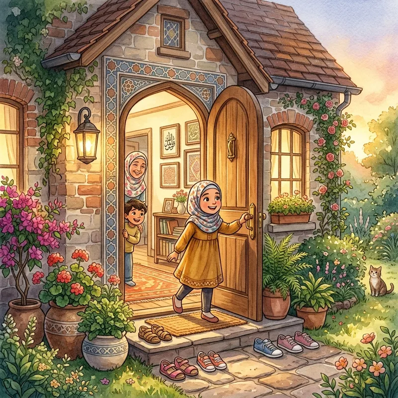 دعاء دخول المنزل