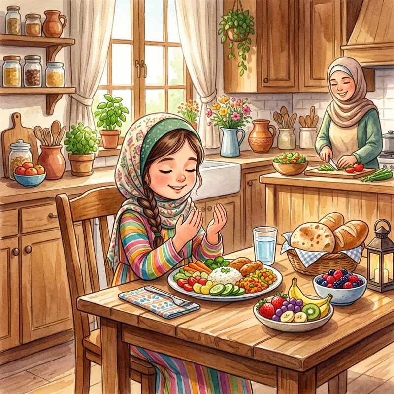 دعاء قبل الطعام