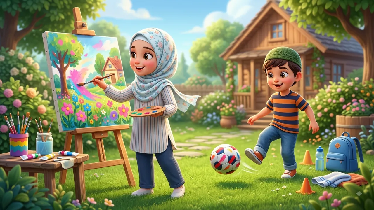 تطوير مواهب الأطفال في الرسم والأنشطة المدرسية