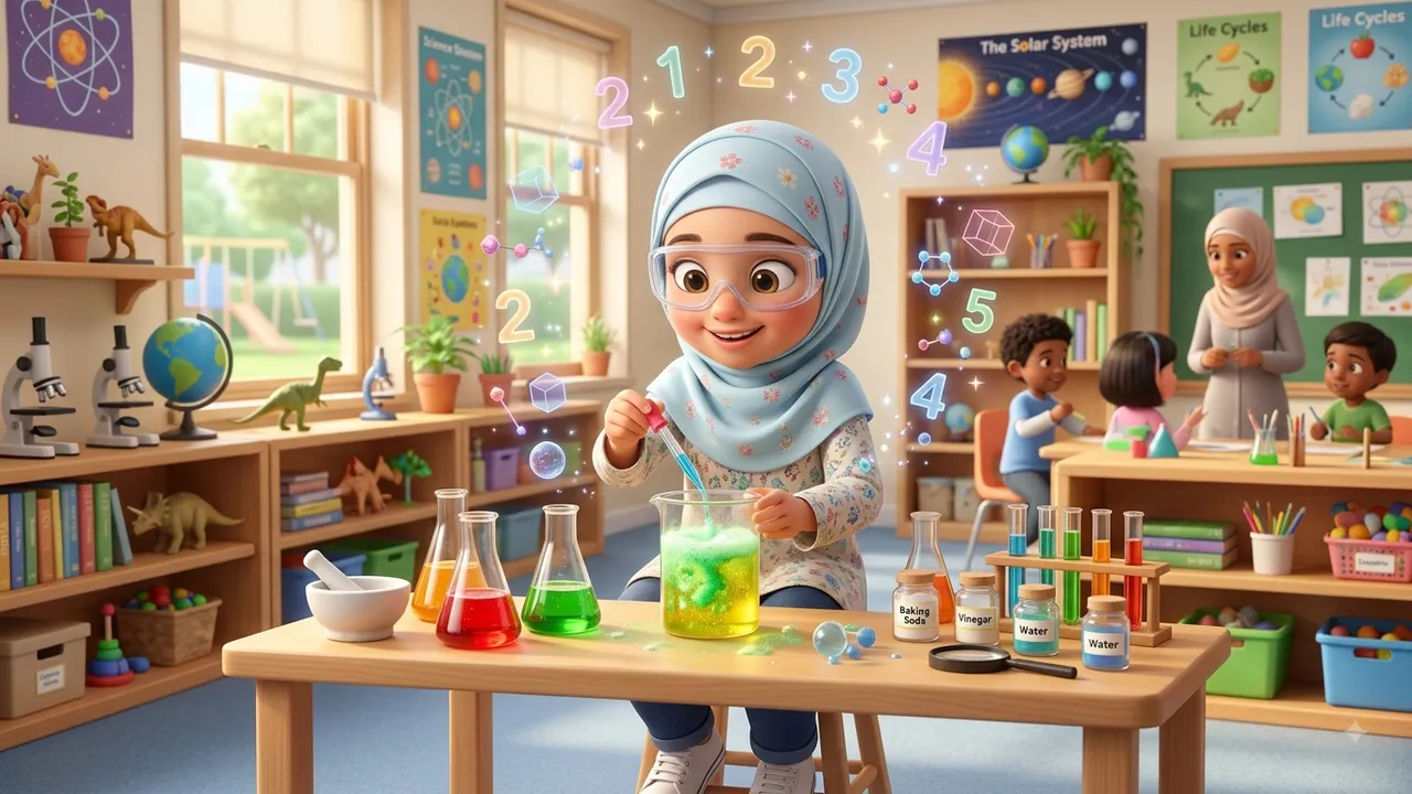 عالم العلوم والرياضيات الممتع للأطفال: كيف نجعل التفكير العلمي والمنطقي تجربة ممتعة