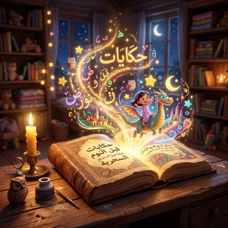 الكتاب السحري والحروف الراقصة