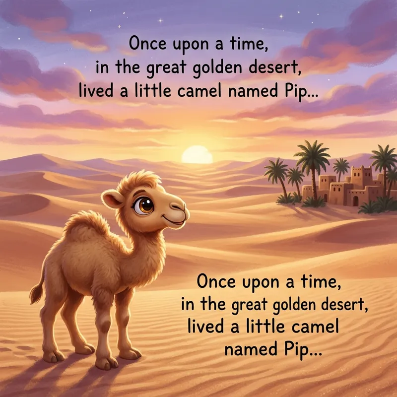 الجمل الصغير ورحلة الصحراء