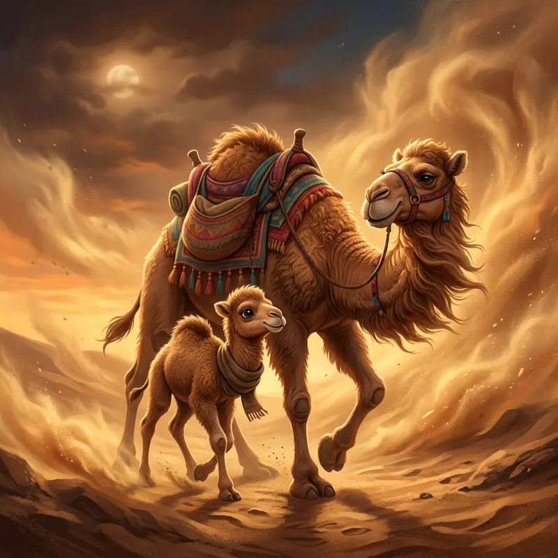 شموخ تحمي هُمام من العاصفة
