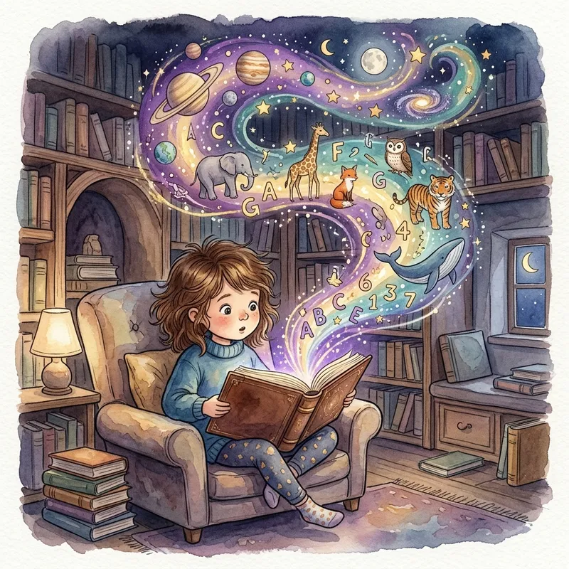 نادر يقرأ كتاباً سحرياً