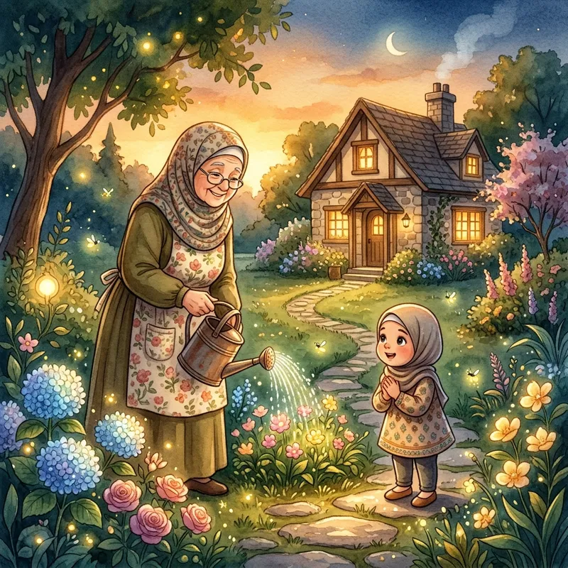 حديقة جدّتي السحرية